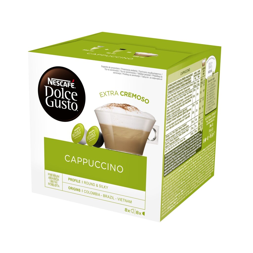 Kava Nescafe dolce gusto Cappuccino, 16 vnt. цена и информация | Kava, kakava | pigu.lt