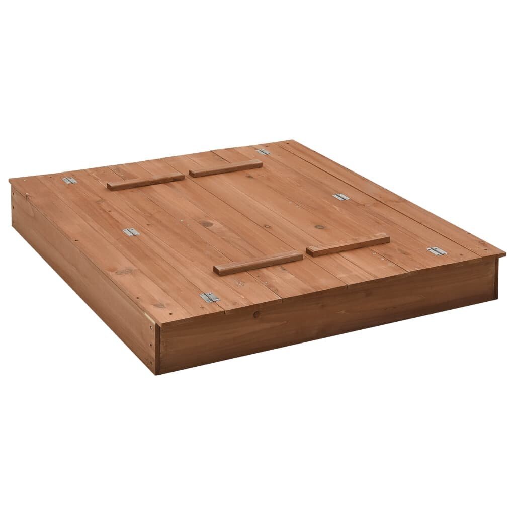Smėlio dėžė, 95x90x15cm, eglės mediena kaina ir informacija | Smėlio dėžės, smėlis | pigu.lt