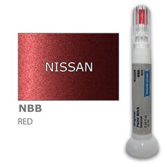 Dažų korektorius įbrėžimų taisymui NISSAN NBB - RED 12 ml kaina ir informacija | Automobiliniai dažai | pigu.lt