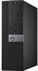 Dell 5040 SFF i7-6700 4GB 480GB SSD 2TB HDD GT710 2GB DVD-RW Windows 10 Professional kaina ir informacija | Stacionarūs kompiuteriai | pigu.lt