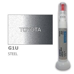 Карандаш-корректор для устранения царапин TOYOTA G1U - STEEL 12 ml цена и информация | Автомобильная краска | pigu.lt