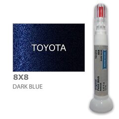 Dažų korektorius įbrėžimų taisymui TOYOTA 8X8 - DARK BLUE 12 ml kaina ir informacija | Automobiliniai dažai | pigu.lt