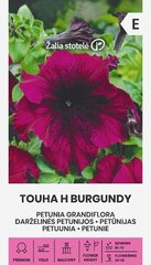 Петуния Touha H Burgundy цена и информация | Семена цветов | pigu.lt