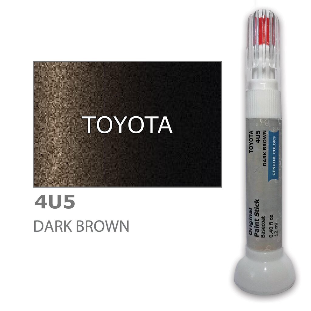 Карандаш-корректор для устранения царапин TOYOTA 4U5 - DARK BROWN 12 ml  цена | pigu.lt