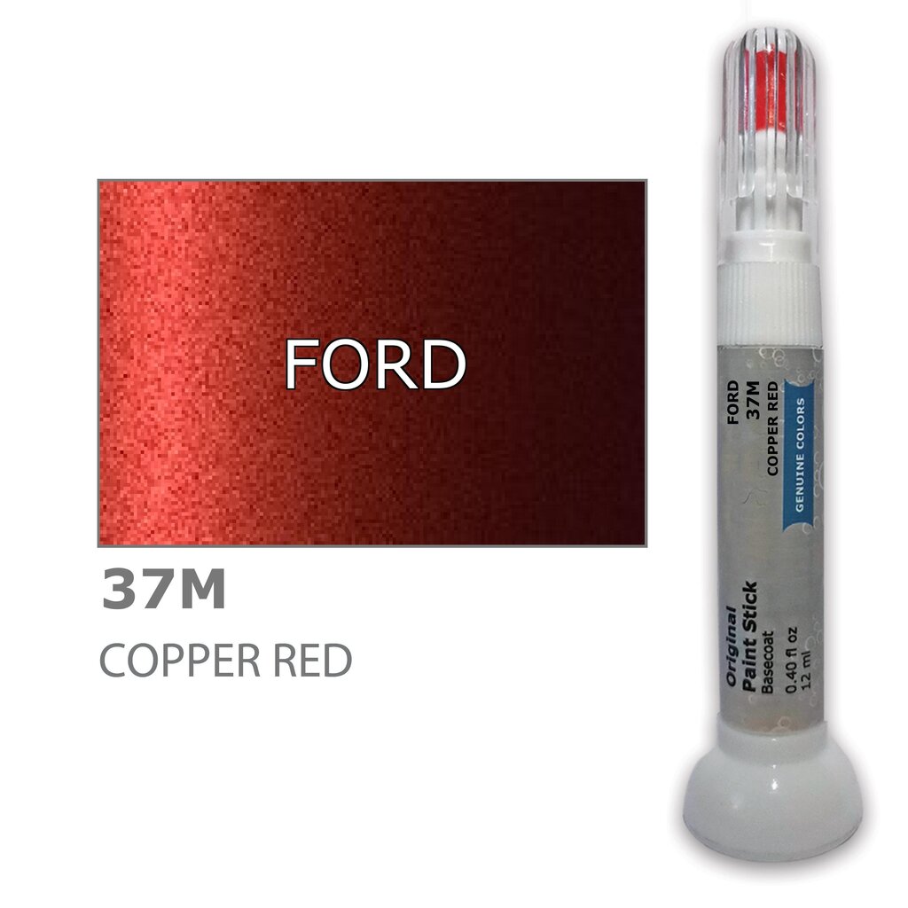 Dažų korektorius įbrėžimų taisymui FORD 37M - COPPER RED 12 ml kaina ir informacija | Automobiliniai dažai | pigu.lt