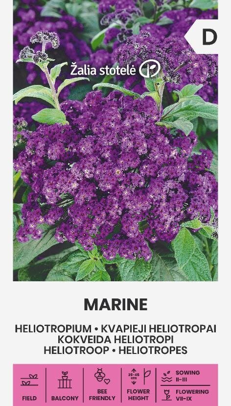Kvapieji heliotropai Marine kaina ir informacija | Gėlių sėklos | pigu.lt