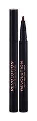 Antakių pieštukas Makeup Revolution London Bushy 0.5 ml, Medium Brown kaina ir informacija | Antakių dažai, pieštukai | pigu.lt