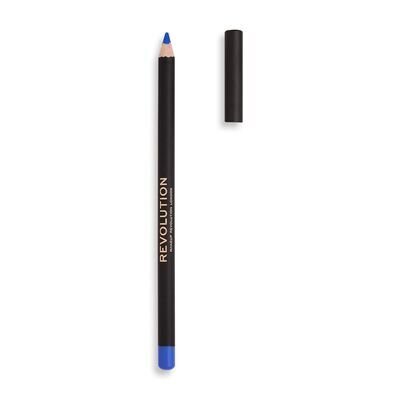 Akių kontūro pieštukas Makeup Revolution Kohl 1.3 g, Blue kaina ir informacija | Akių šešėliai, pieštukai, blakstienų tušai, serumai | pigu.lt