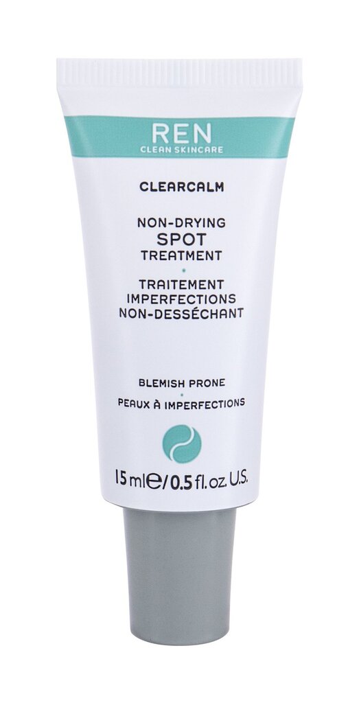 Veido kremas Ren Clean Skincare Clearcalm Spot Treatment, 15 ml kaina ir informacija | Veido kremai | pigu.lt