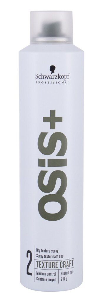 Apimtiems suteikiantis plaukų purškiklis Schwarzkopf Professional OSiS+ Texture Craft 300 ml цена и информация | Plaukų formavimo priemonės | pigu.lt