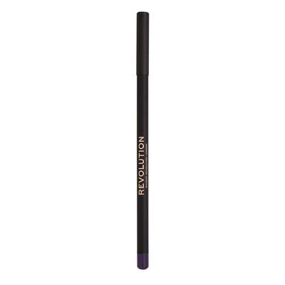 Akių kontūro pieštukas Makeup Revolution Kohl 1.3 g, Purple kaina ir informacija | Akių šešėliai, pieštukai, blakstienų tušai, serumai | pigu.lt