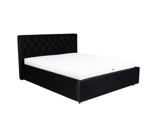 Кровать BRW Granda 160X200 см, черная цена и информация | Кровати | pigu.lt
