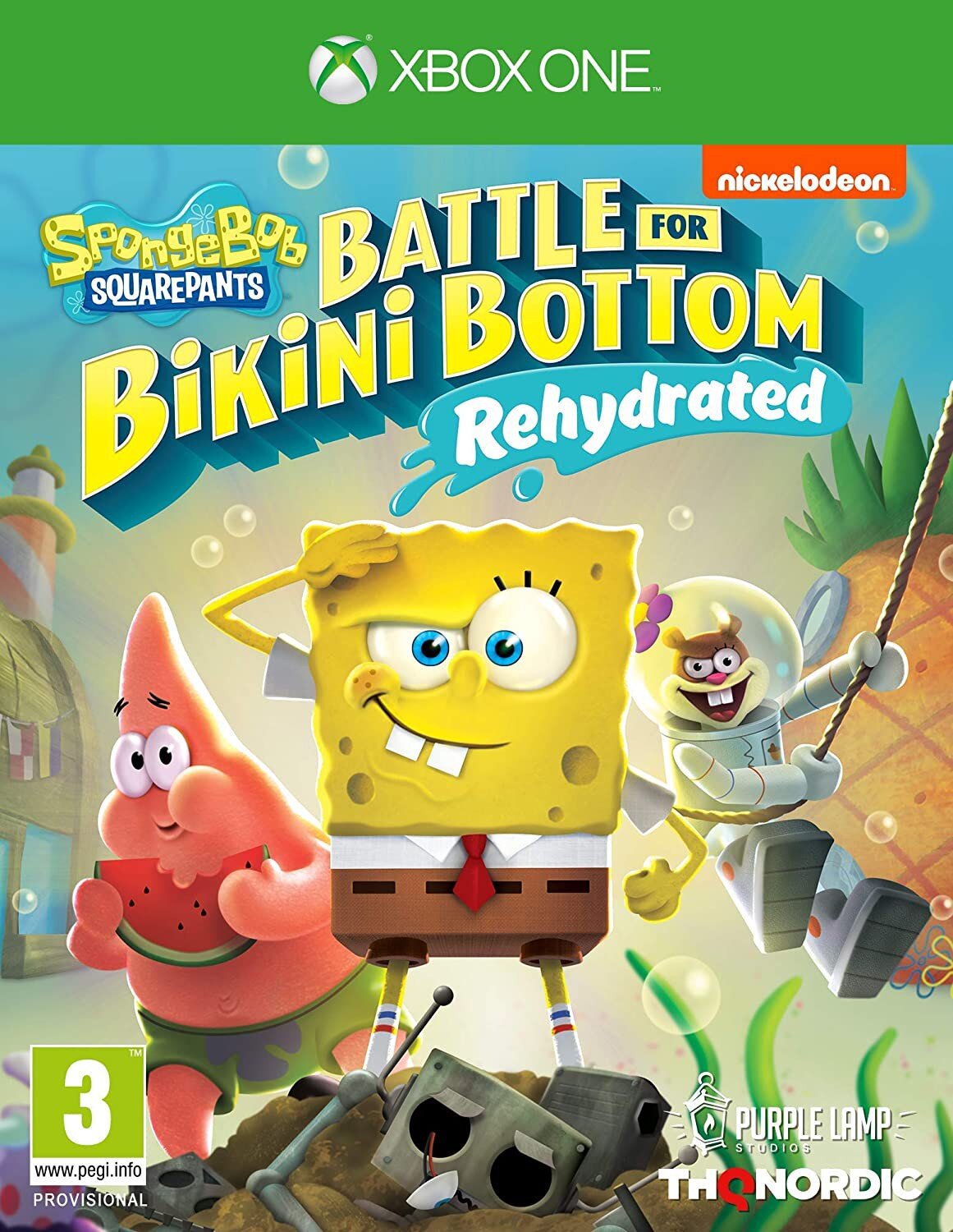 Компьютерная игра Spongebob SquarePants: Battle for Bikini Bottom -  Rehydrated, Xbox One цена | pigu.lt