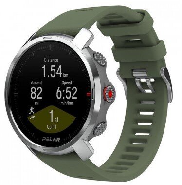 Polar Grit X Green цена и информация | Išmanieji laikrodžiai (smartwatch) | pigu.lt