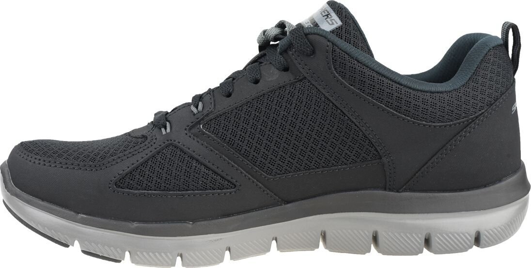 Sportiniai batai vyrams Skechers 45,5, juodi kaina ir informacija | Kedai vyrams | pigu.lt