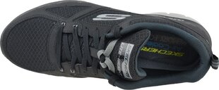 Кроссовки для мужчин Skechers 45,5, чёрные цена и информация | Кроссовки для мужчин | pigu.lt