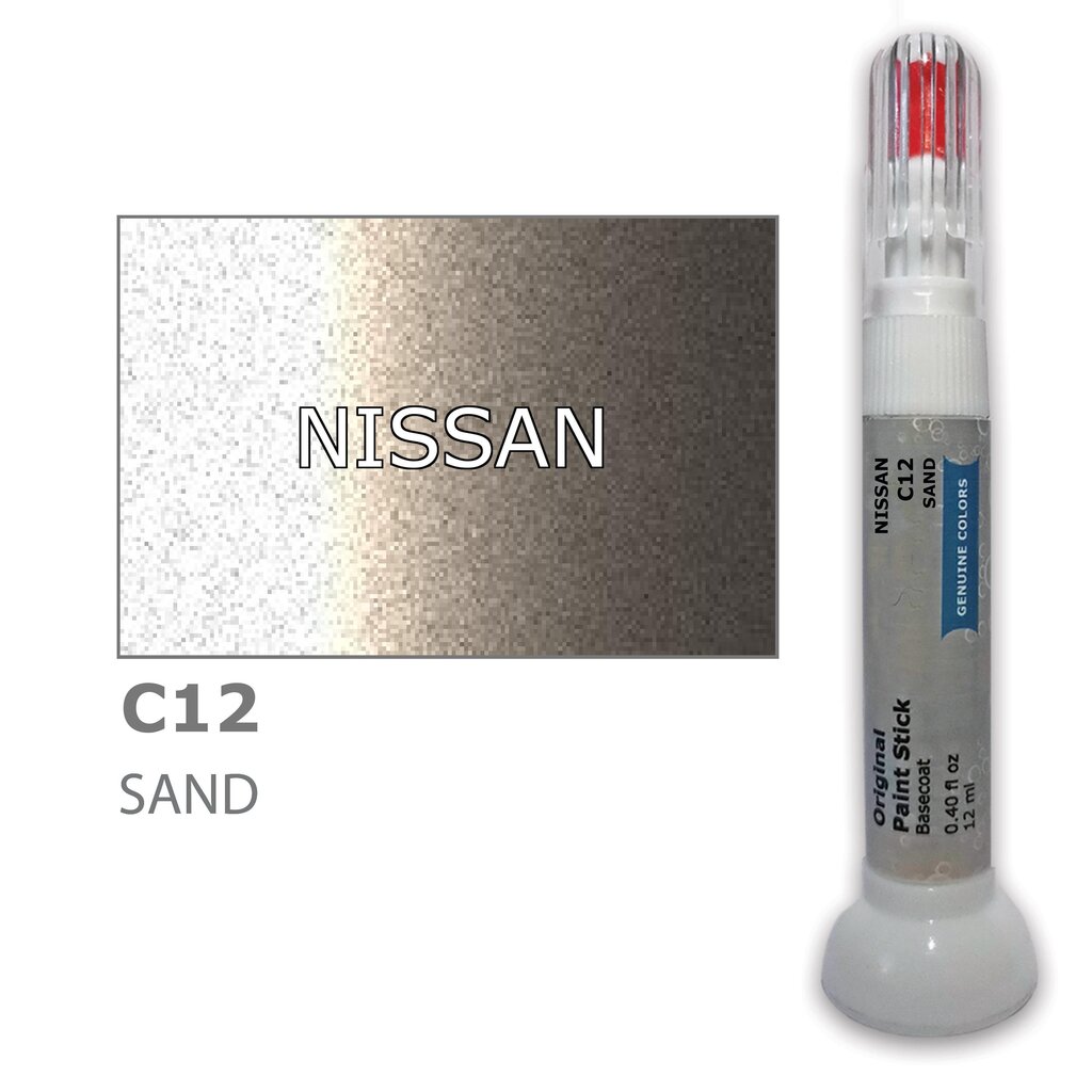 Dažų korektorius įbrėžimų taisymui NISSAN C12 - SAND 12 ml kaina | pigu.lt