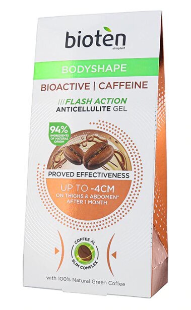 Gelis nuo celiulito Bioten Bodyshape Bioactive Caffeine 200 ml kaina ir informacija | Anticeliulitinės, stangrinamosios priemonės | pigu.lt