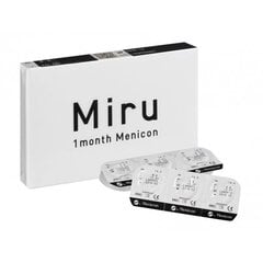 Miru Menicon kontaktiniai lęšiai 8.60, 6 vnt. kaina ir informacija | Kontaktiniai lęšiai | pigu.lt