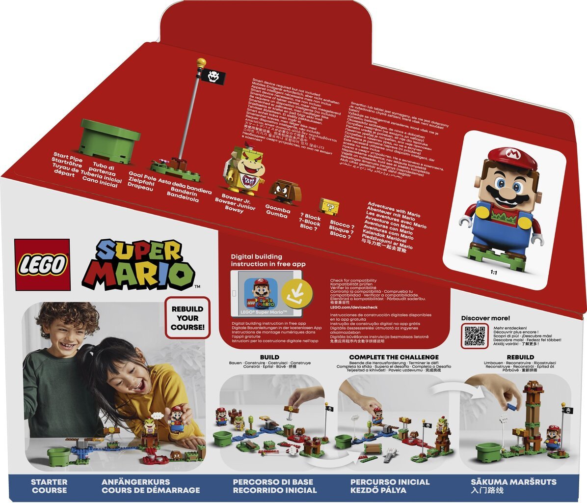 71360 LEGO® Super Mario Nuotykių su Mario pradinis rinkinys цена и информация | Konstruktoriai ir kaladėlės | pigu.lt