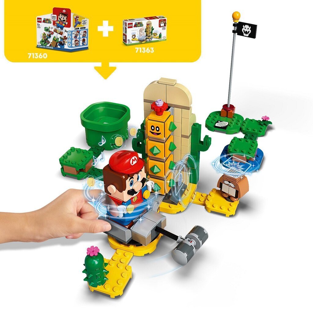 71363 LEGO® Super Mario Dykumos Pokey papildymas цена и информация | Konstruktoriai ir kaladėlės | pigu.lt