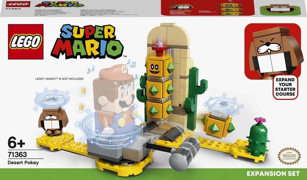 71363 LEGO® Super Mario Dykumos Pokey papildymas kaina ir informacija | Konstruktoriai ir kaladėlės | pigu.lt