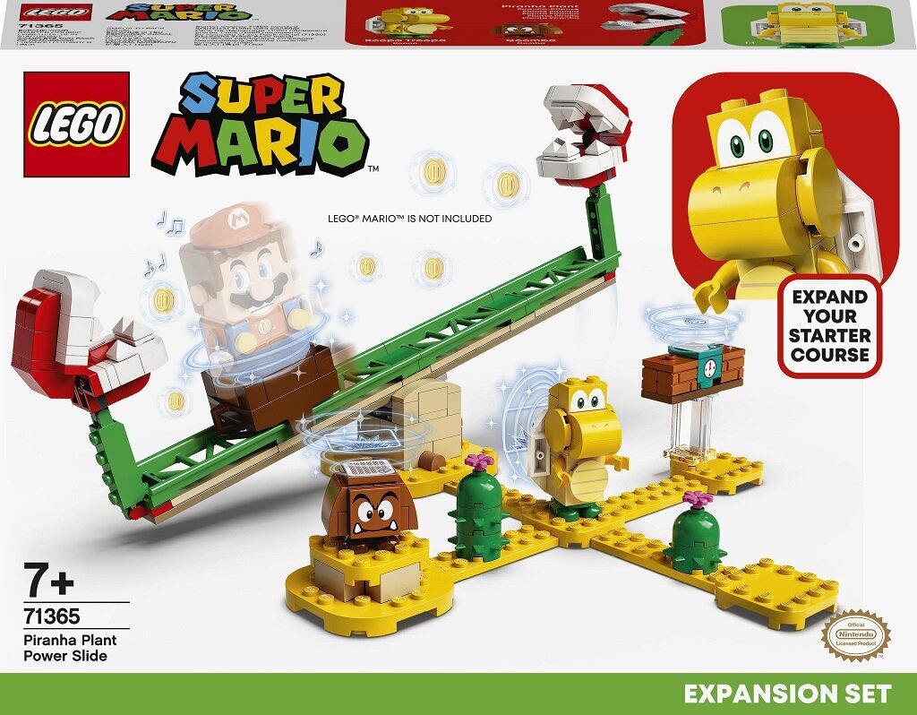 71365 LEGO® Super Mario Augalų piranijų čiuožynės papildymas kaina ir informacija | Konstruktoriai ir kaladėlės | pigu.lt