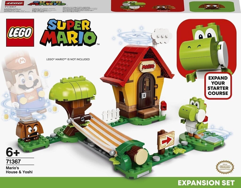 71367 LEGO® Super Mario Mario namų ir Yoshi papildymas цена и информация | Konstruktoriai ir kaladėlės | pigu.lt