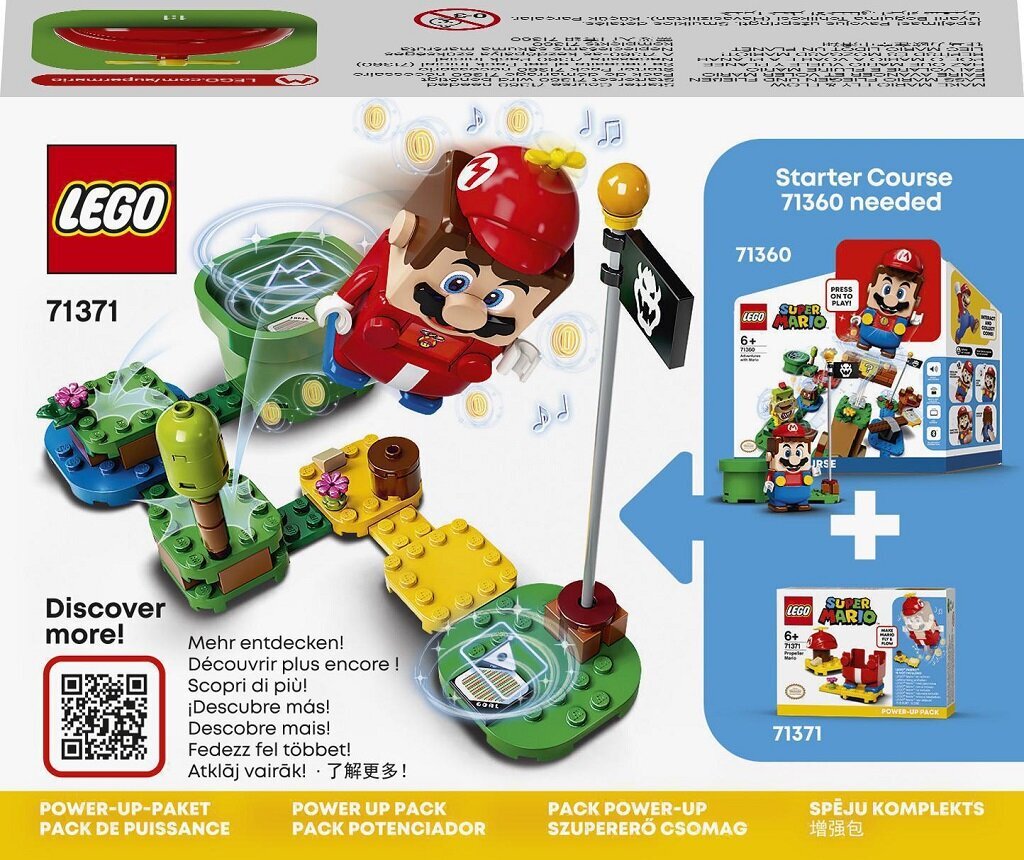 71371 LEGO® Super Mario Lakūno Mario galios paketas цена и информация | Konstruktoriai ir kaladėlės | pigu.lt