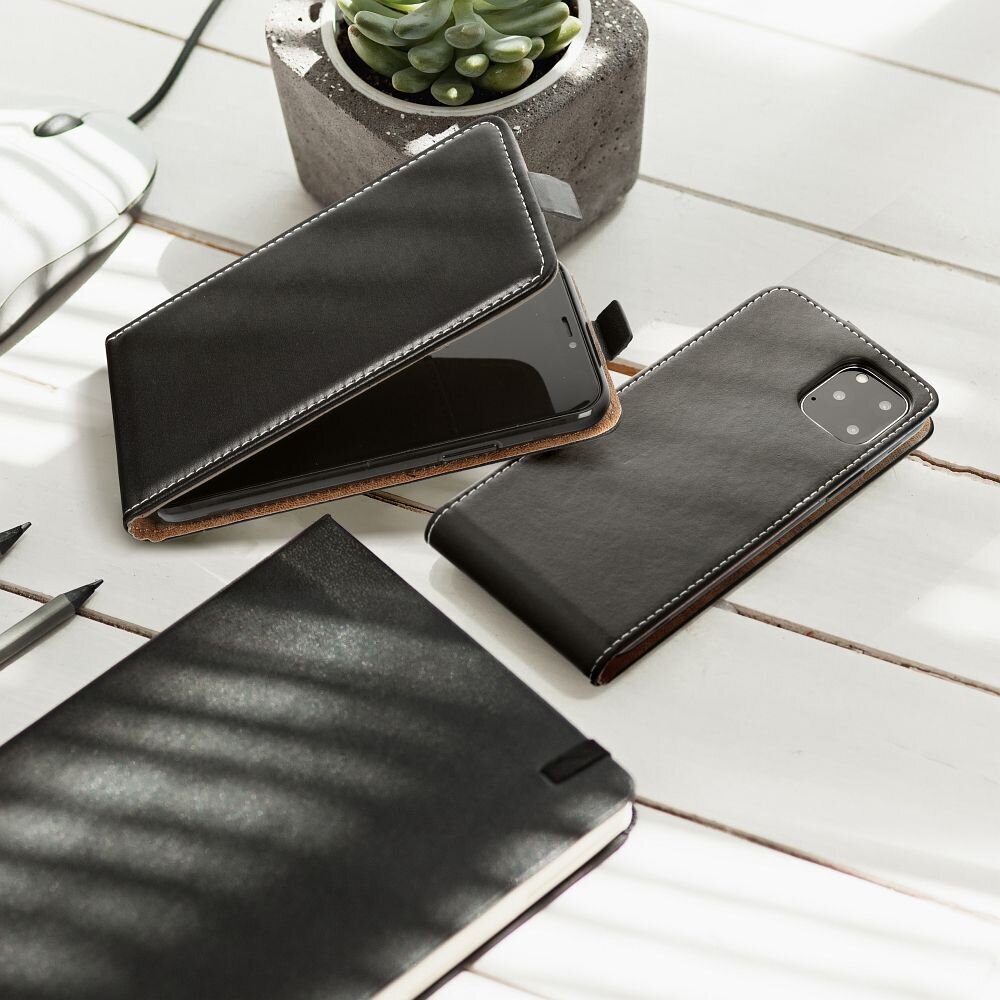 Deklas Slim Flexi Fresh skirtas iPhone 11 Pro Max, juoda kaina ir informacija | Telefono dėklai | pigu.lt
