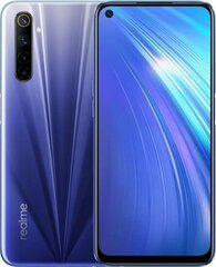 Realme 6, 4/64GB, Dual SIM, Comet Blue цена и информация | Мобильные телефоны | pigu.lt