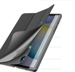 Dux Ducis Domo Series многофункциональный чехол со стендом и Smart Sleep, функцией для планшета Samsung Galaxy Tab A7 10.4 2020 T500 / T505, черный цена и информация | Чехлы для планшетов и электронных книг | pigu.lt