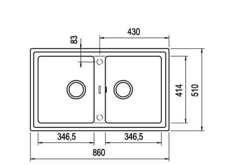 Sink Teka Stone 90B TG carbon kaina ir informacija | Virtuvinės plautuvės | pigu.lt