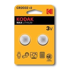 Kodak CR2032 kaina ir informacija | Akumuliatoriai vaizdo kameroms | pigu.lt