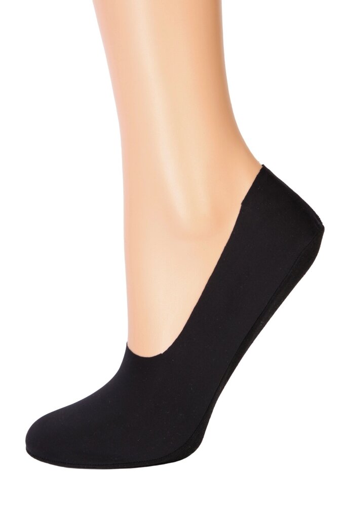 Moteriškos juodos spalvos pėdutės LISSABON kaina ir informacija | Moteriškos kojinės | pigu.lt
