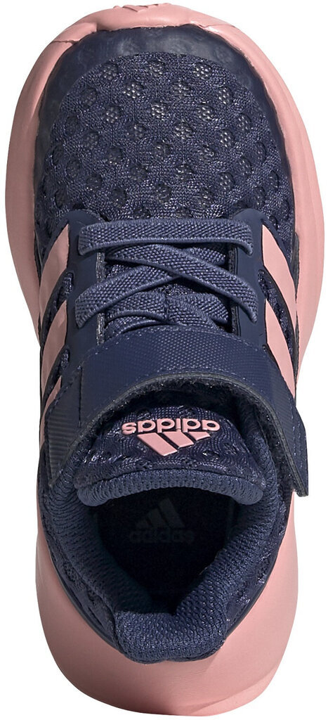 Adidas sportiniai bateliai mergaitėms RapidaRun El I Blue Pink цена и информация | Sportiniai batai vaikams | pigu.lt