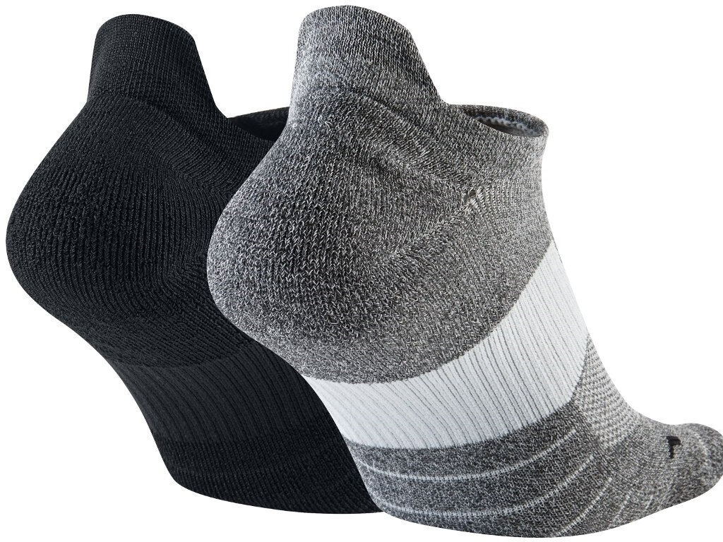 Nike Kojinės U NK Mltplier NS 2PR Black Grey kaina ir informacija | Vyriškos kojinės | pigu.lt