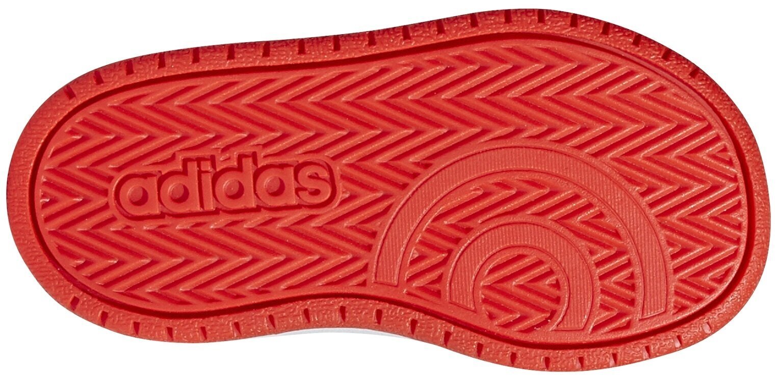 Adidas avalynė vaikams Hoops 2.0 Cmf Black Red цена и информация | Sportiniai batai vaikams | pigu.lt