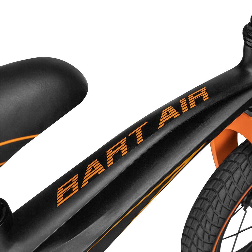 Balansinis dviratis Lionelo Bart Sporty, juodas/oranžinis kaina ir informacija | Balansiniai dviratukai | pigu.lt