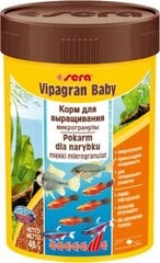 Микрогранулы для молодых рыб Sera Vipagran Baby, 100 мл цена и информация | Корм для рыб | pigu.lt