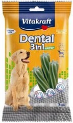 Vitakraft Dental Sticks 3in1 skanėstai šunims, 7 vnt kaina ir informacija | Skanėstai šunims | pigu.lt