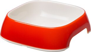 FERPLAST Glam XS Pet watering bowl, white-red цена и информация | Миски, ящики для корма | pigu.lt