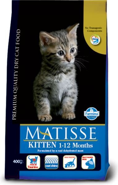 Sausas maistas kačiukams Farmina Matisse, 400 g kaina ir informacija | Sausas maistas katėms | pigu.lt
