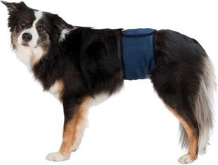 Многоразовые подгузники Trixie для кобелей, XL 65-75 см, темно-синий цвет цена и информация | Средства по уходу за животными | pigu.lt