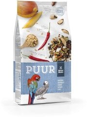 Корм для больших попугаев PUUR, 2 кг цена и информация | Корм для птиц | pigu.lt