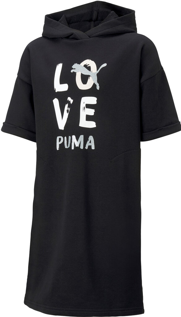 Puma Suknelė Mergaitėms Alpha Dress Black kaina ir informacija | Suknelės mergaitėms | pigu.lt