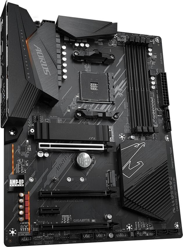 Gigabyte B550 Aorus Elite цена и информация | Pagrindinės plokštės | pigu.lt