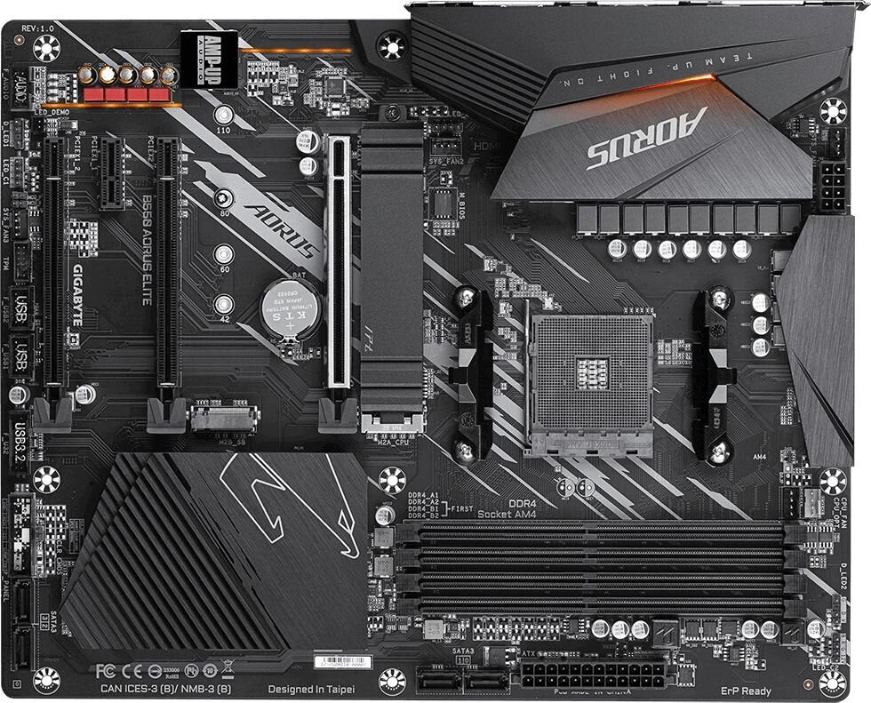 Gigabyte B550 Aorus Elite kaina ir informacija | Pagrindinės plokštės | pigu.lt