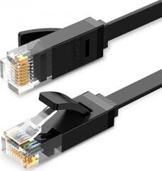 Сетевой кабель Ugreen NW102 RJ45, Cat.6, UTP, 1 м, черный цена и информация | Кабели и провода | pigu.lt