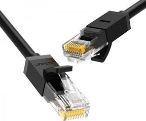 Сетевой кабель Ugreen NW102 RJ45, Cat.6, UTP, круглый, 8 м, черный цена и информация | Кабели и провода | pigu.lt